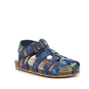 Max+Jake New With Box Finn Fisherman Sandals. Blue With Sharks. Size 5 Toddler